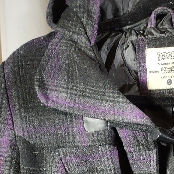 Discovery Coat, Purple, Gray, Black Size S - Picture 3 of 11